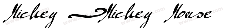 Mickey (Mickey Mouse字体转换